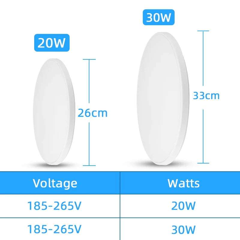 DecorBites™ Induction LED Ceiling Light Sensor Smart Room Lamp