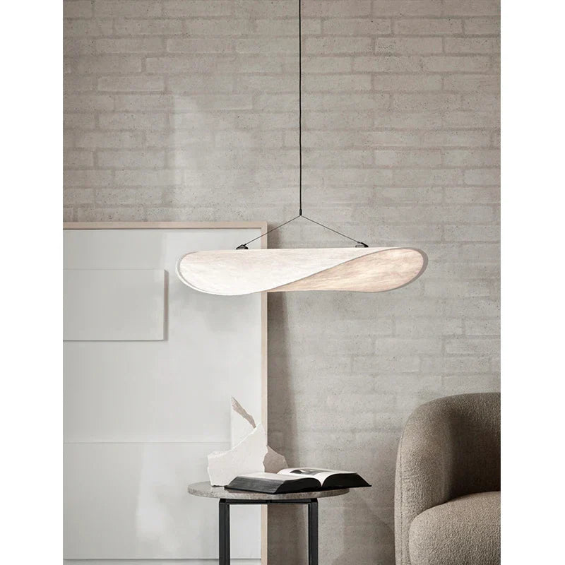 White Wabi Sabi Chandelier D100cm Zen Design