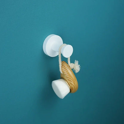 DecorBites™ Bathroom Accessory Set: Towel Rack, Toilet Brush, Paper Holder, Toothbrush Holder, Soap Tray