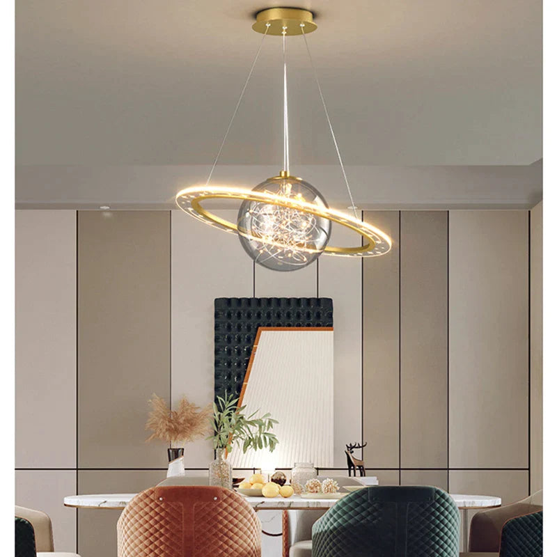 Acrylic Planet Pendant Light