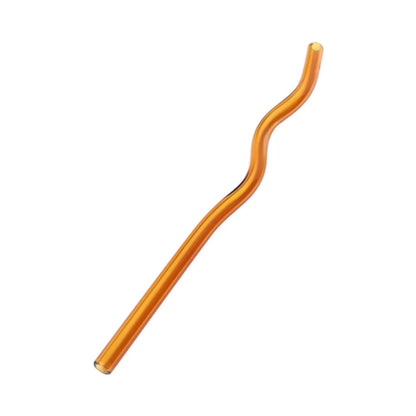 DecorBites™ Glass Straws Set - Eco-Friendly Reusable Colorful Drinking Tubes