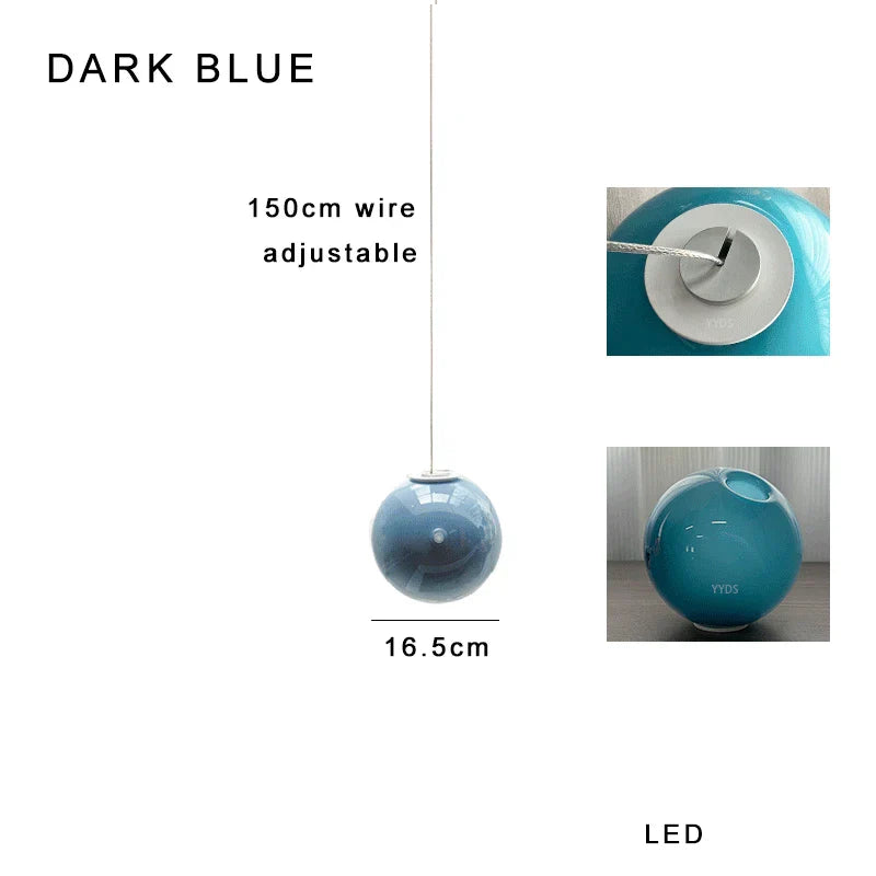 Glass Sputnik Pendant Light