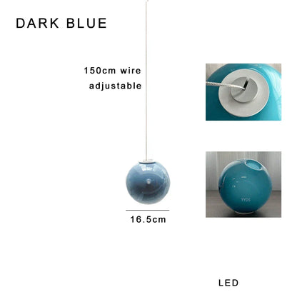 Glass Sputnik Pendant Light