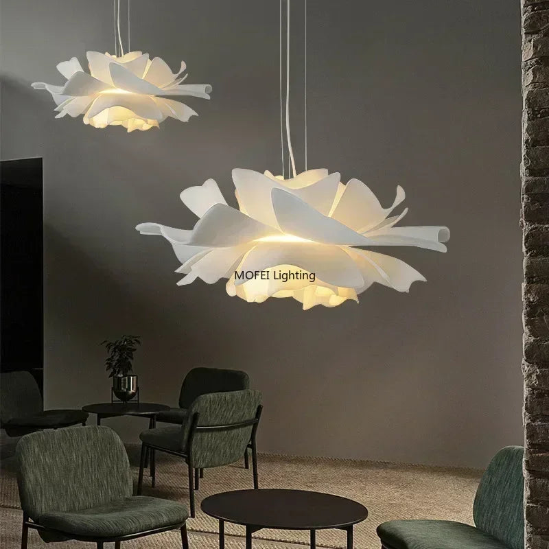 Acrylic LED Flower Chandelier Pendant