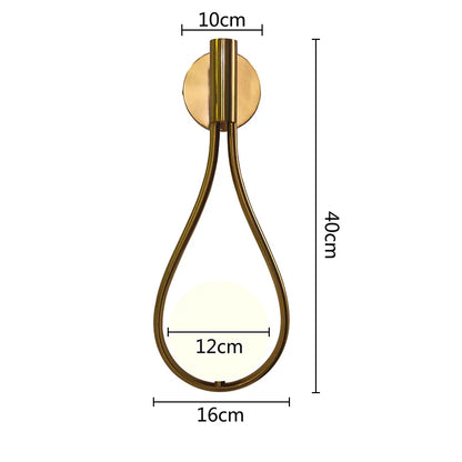 DecorBites™ Glass Ball Pendant Lamps for Home Kitchen Bar Decor & Wall Sconce