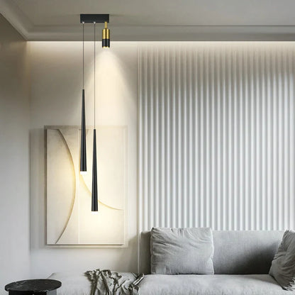 DecorBites™ Golden Pendant Chandelier for Bedroom & Living Room Décor