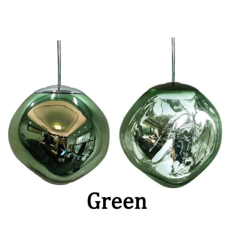 Glass Lava LED Pendant Light