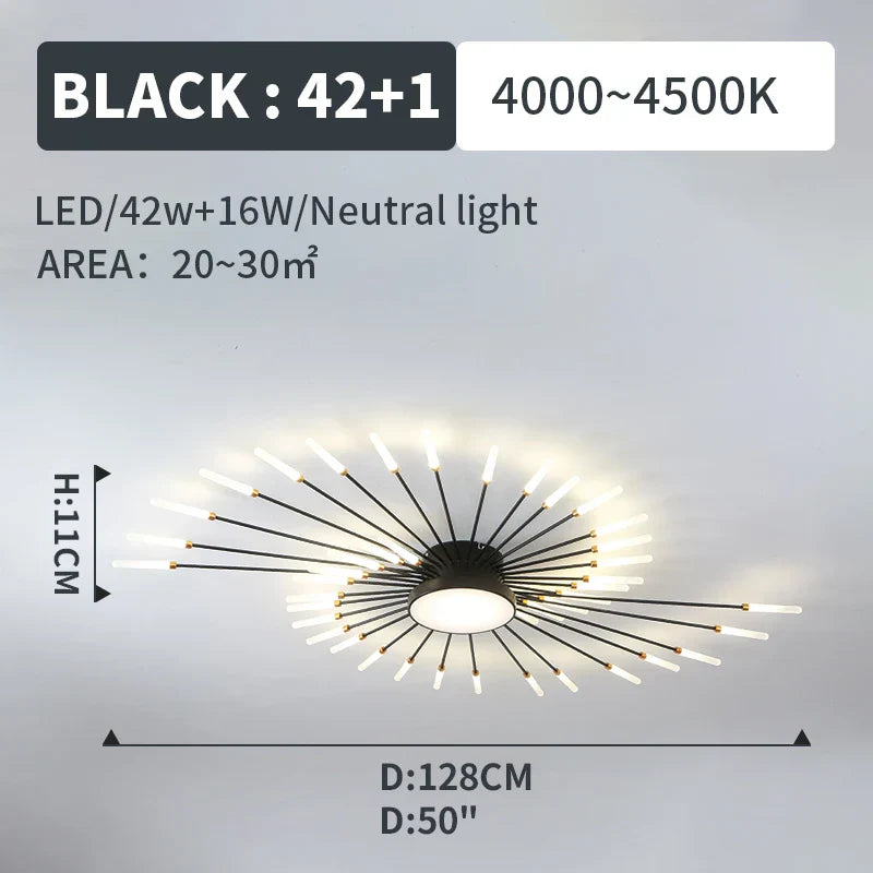 LED Fireworks Pendant Lamp