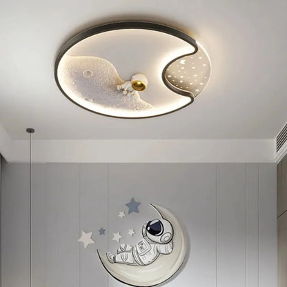 DecorBites™ Kids Astronaut LED Moon Light for Fantastic Eye Care in Bedroom or Living Room