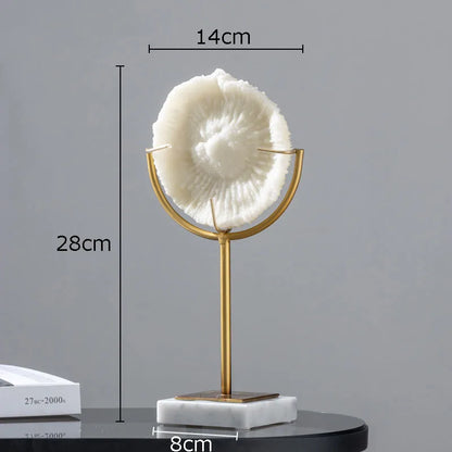 DecorBites™ Coral Resin Statue Desk Decoration Modern Home Decor Ornaments
