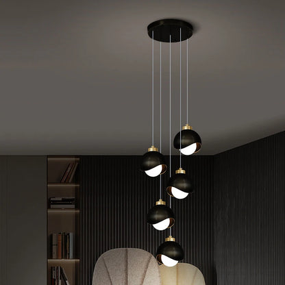 DecorBites™ Pendant Lamp Glass Ball LED Chandelier