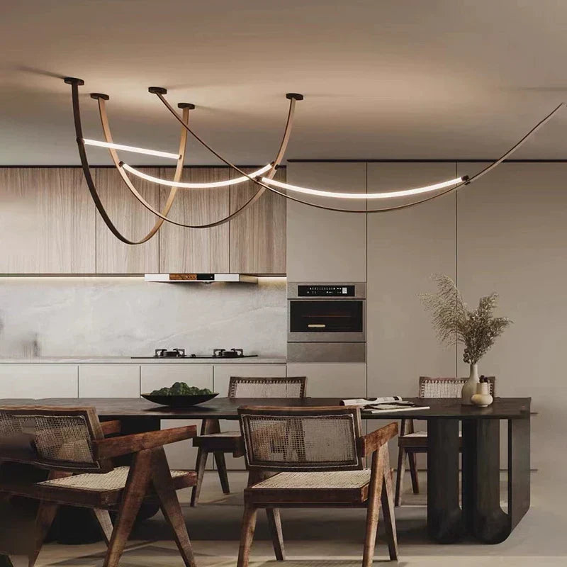 Leather Nordic LED Pendant