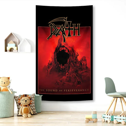 DecorBites™ Deaths Metal Trend Band Wall Tapestry - Bedroom Artistic Decoration