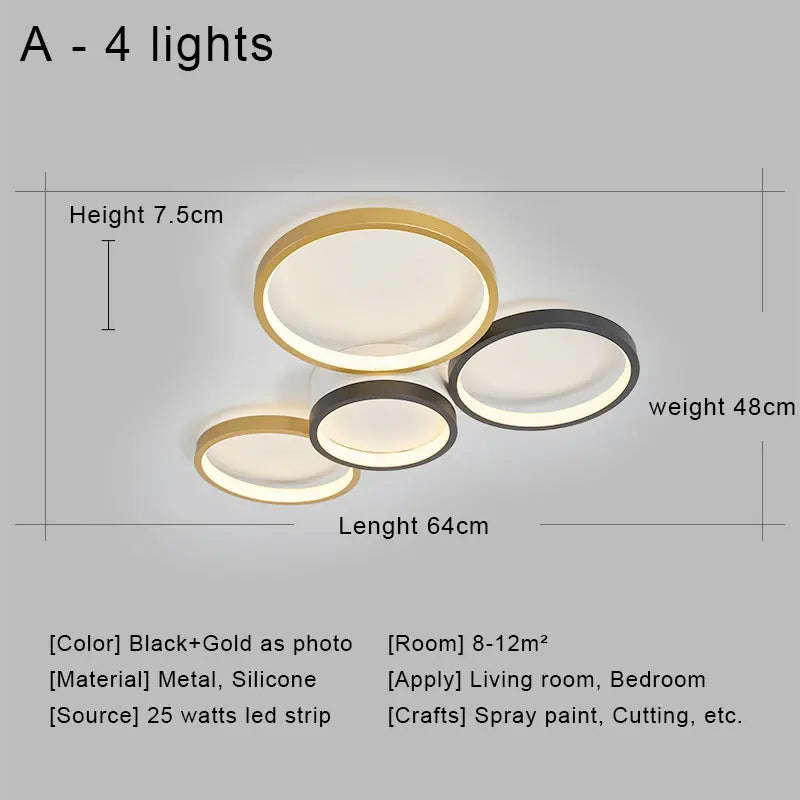 White LED Remote Chandelier