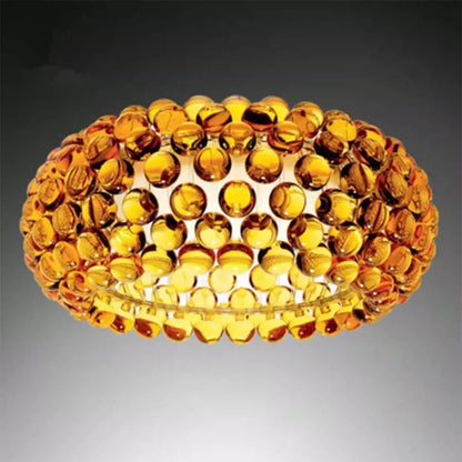 DecorBites™ Acrylic RS7 Bulb Pendant Lights Caboche Dia35/50/65CM Clear Gold Lamp