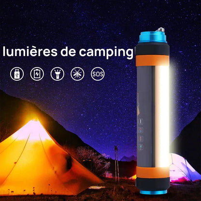 DecorBites™ LED Camp Light: Portable, Waterproof, Rechargeable, Magnetic Flashlight