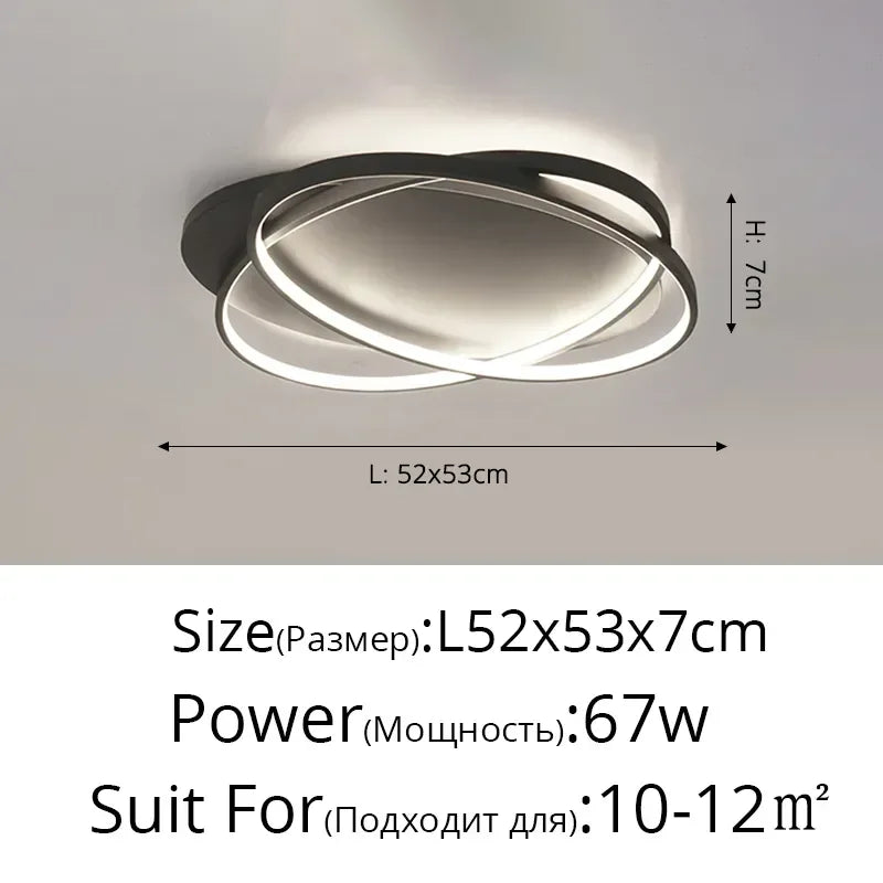 DecorBites™ Elegant Ceiling Chandeliers, Dimmable with Remote Control