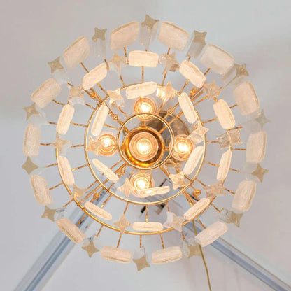 DecorBites™ Crystal Bedroom Pendant Lamp: Designer Luxury Glass Lighting for Living Room