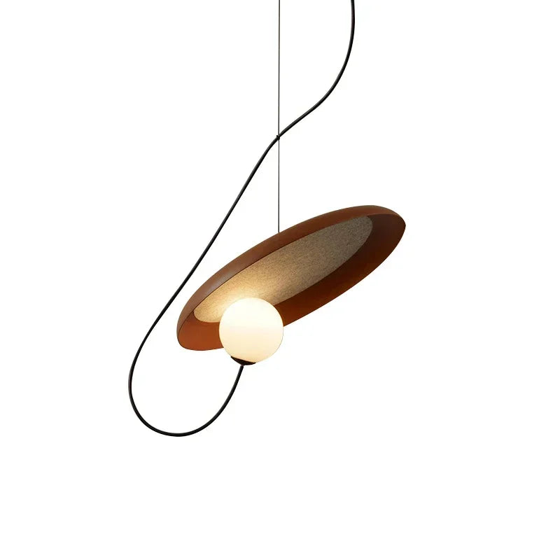 DecorBites™ Grid LED Pendant Light: Modern Nordic Chandelier for Home Decor and Restaurant