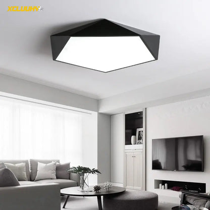 DecorBites™ Geometric LED Ceiling Lamp for Modern Spaces
