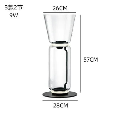Glass Nordic Floor Lamp