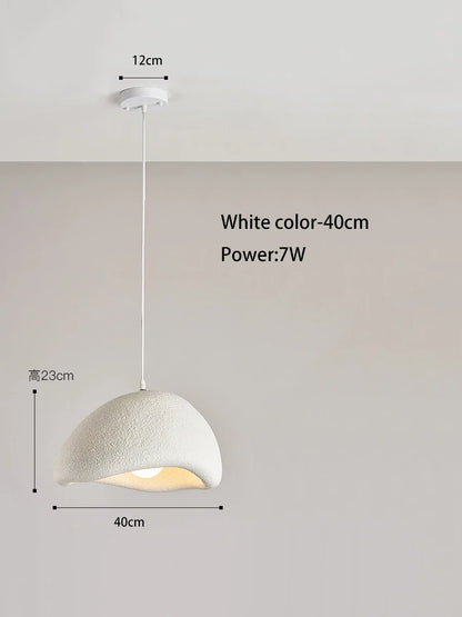 DecorBites™ Cream Cloud Chandelier: Modern LED Pendant Lamp for Home, Restaurant, Bar