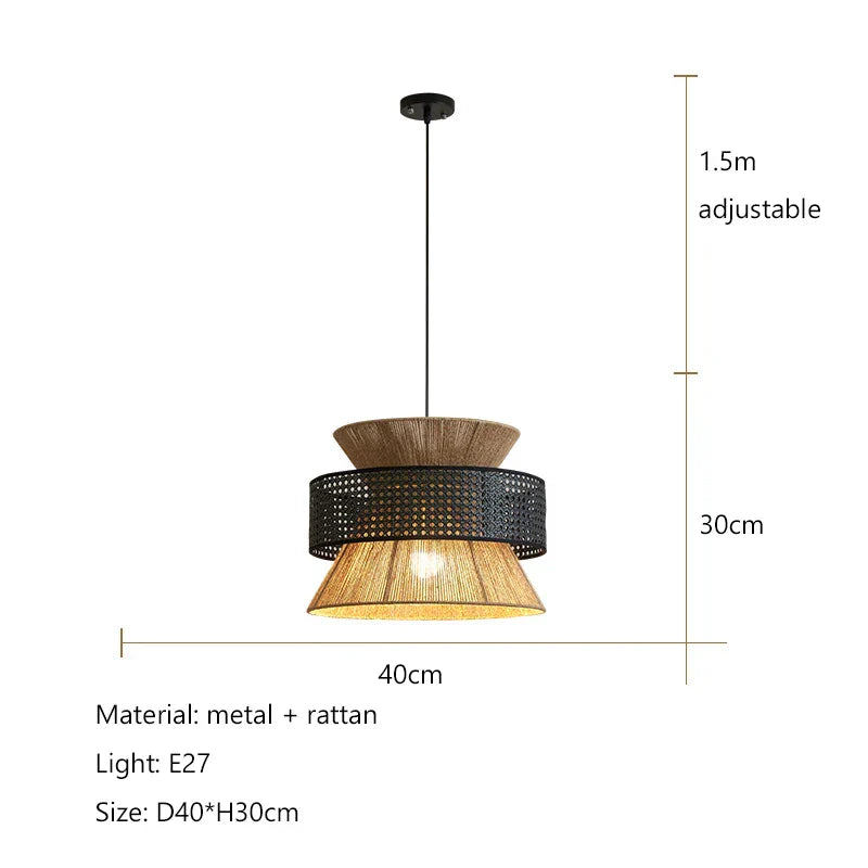 Hemp Vintage Wabi Sabi Light