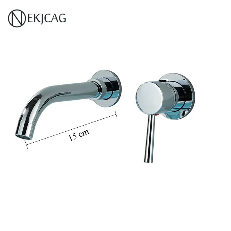 Matte Black Basin Faucet 26cm Single-Handle