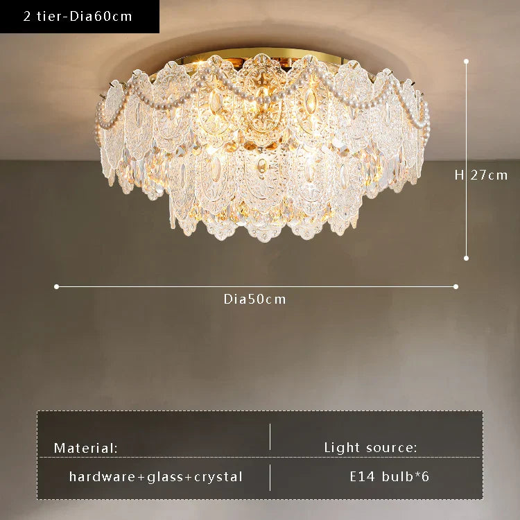 Gold Vintage Ceiling Chandelier