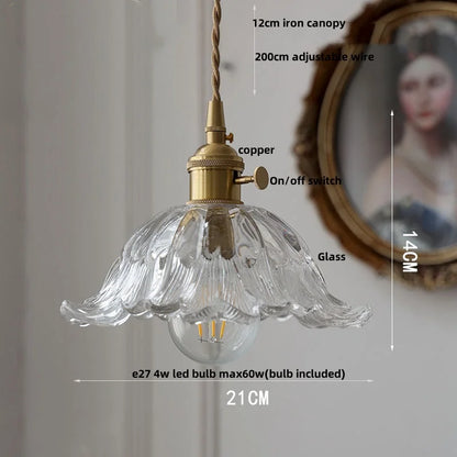 DecorBites™ Crystal Glass LED Pendant Lamp: Modern Luxury Interior Lighting for Home Decor