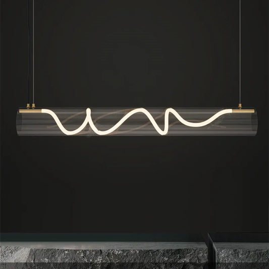 DecorBites™ LED Long Tube Pendant Lights: Stylish Lighting for Home, Restaurant, and Bar