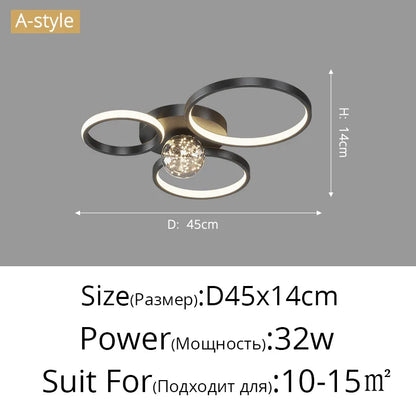 DecorBites™ Gypsophila Chandelier: Modern Ceiling Light for Living Room, Bedroom, Home.