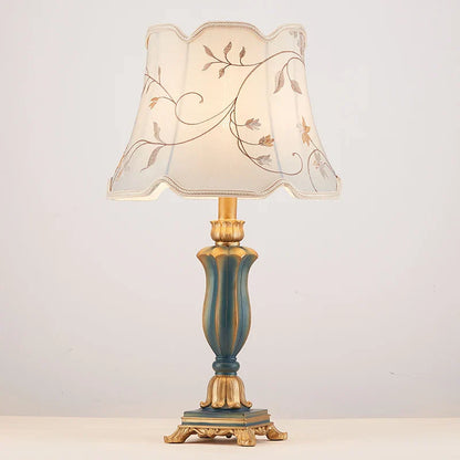 DecorBites™ Country Pastoral Desk Lamp Retro Style for Bedroom and Living Room Decor.