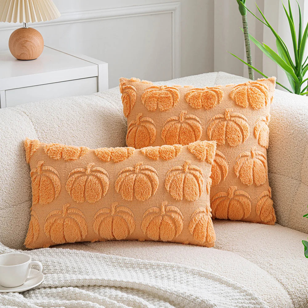 Plush Halloween Cushion Cover