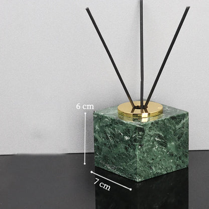 DecorBites™ Green Marble Bathroom Set: Dispenser, Dish, Holder, Tissue Box & Accessories