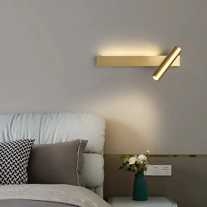 DecorBites™ Copper Wall Light Nordic Style for Bedroom Bedside, Modern Minimalist Design