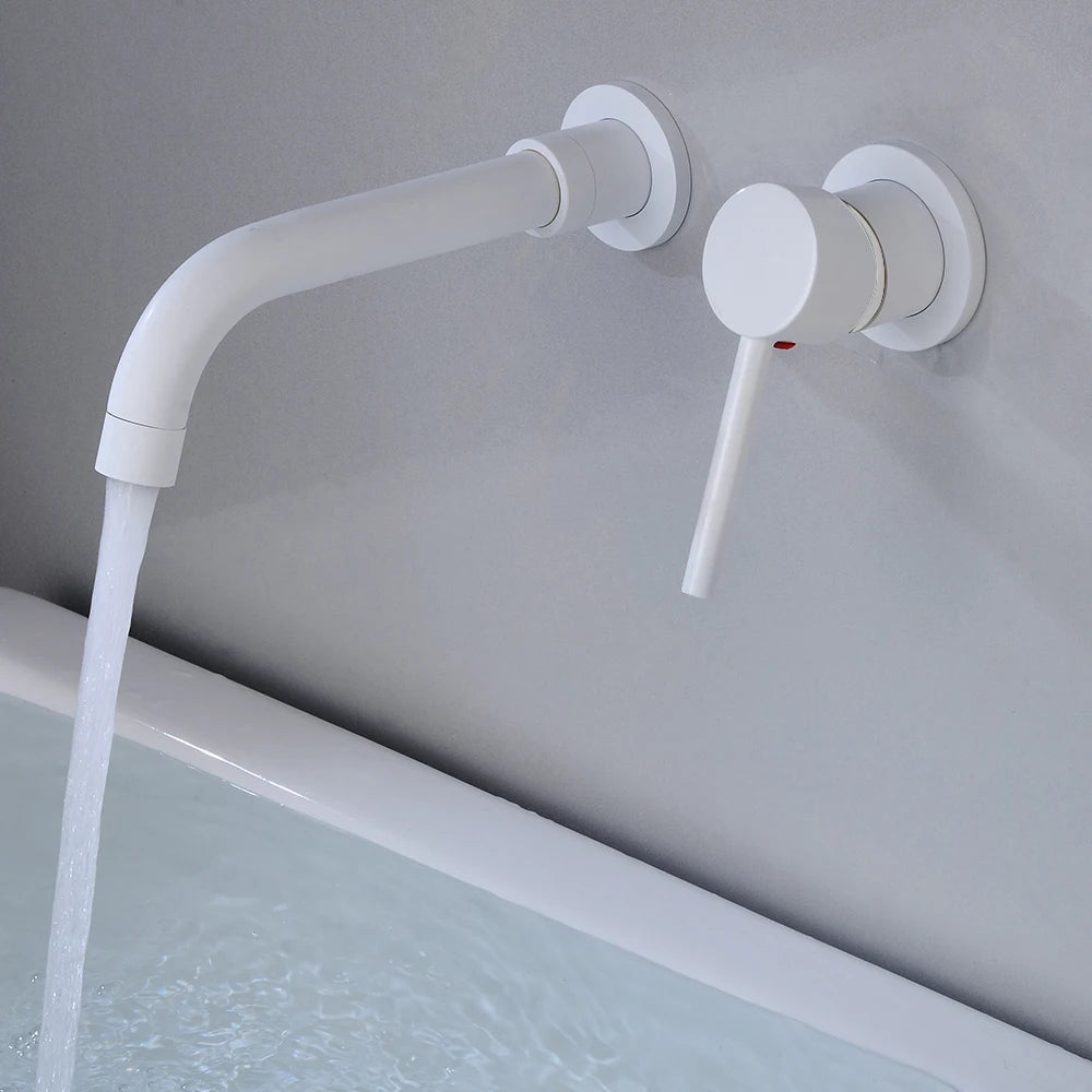 Brass Wall Mounted Bathroom Faucet