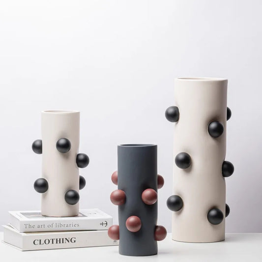DecorBites™ Geometric Ball Vase: Creative Resin Terrarium Pot for Home Decor or Floral Arrangements