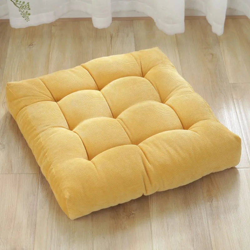 DecorBites™ Inyahome Square Floor Pillow Thick Cushion for Meditation, Yoga, Outdoor, Office