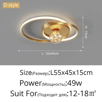 DecorBites™ Gypsophila Chandelier: Modern Ceiling Mounted Light for Home, Living Room, Bedroom