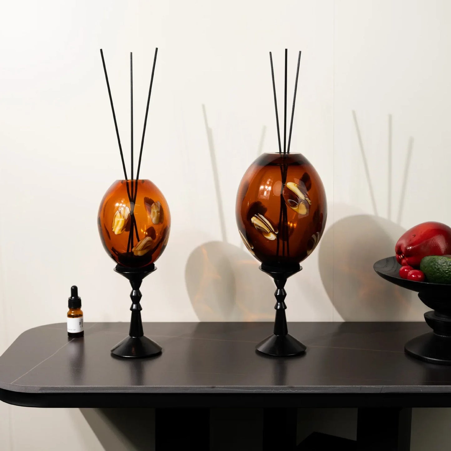 DecorBites™ Geometric Circle Glass Vase Candlestick Home Decor