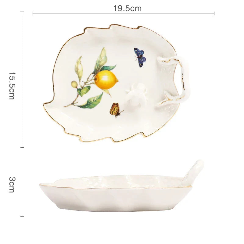Gold Edge Ceramic Set