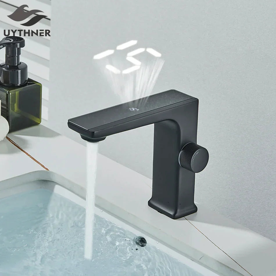 Matte Grey Basin Faucet