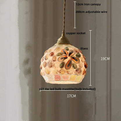 DecorBites™ Glass Ball LED Pendant Lights | Modern Kitchen Bar Restaurant Hanging Lamp