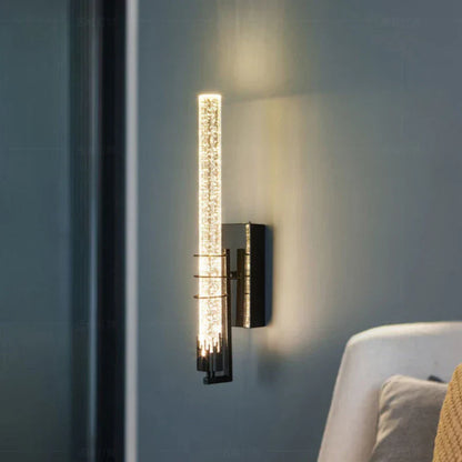 DecorBites™ Crystal Wall Light: Modern LED Long Lamp for Bedrooms, Living Rooms, and Stairs