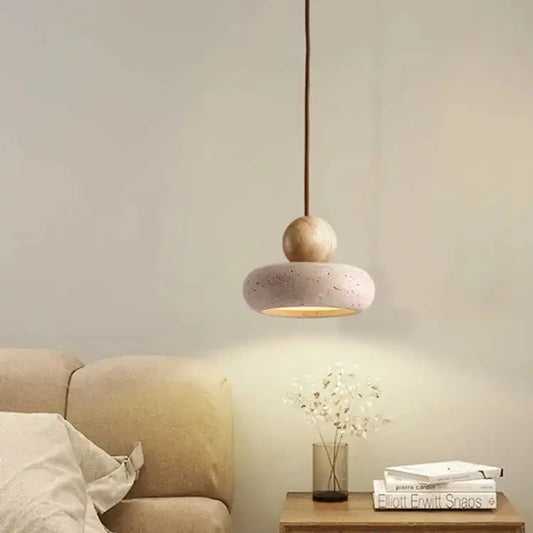 DecorBites™ Vintage Pendant Light Natural Agate