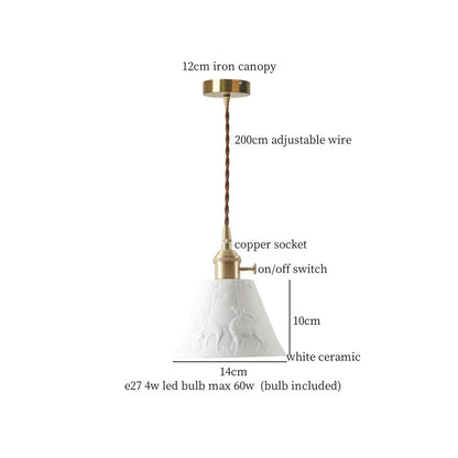 Green Ceramic Pendant Light