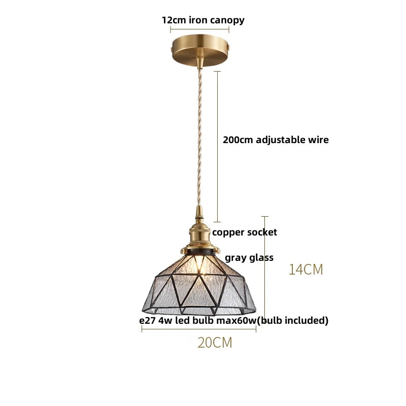 Green Adjustable Pendant Light