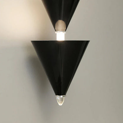 DecorBites™ Gold Black Cone LED Pendant Lamp for Stylish Home and Shop Lighting