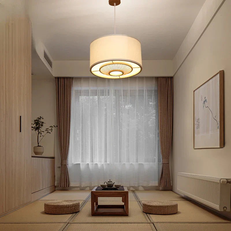 Bamboo Pendant Chandelier Light